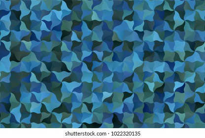 Light Blue, Green vector crooked abstract template. Modern geometrical abstract illustration with gradient bandy lines. Brand-new style for your business design.