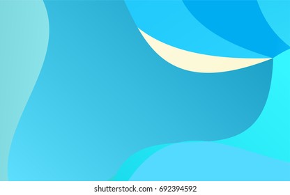 Light Blue, Green vector crooked abstract template. Creative illustration in halftone arched style with gradient. A completely new template for your business design.