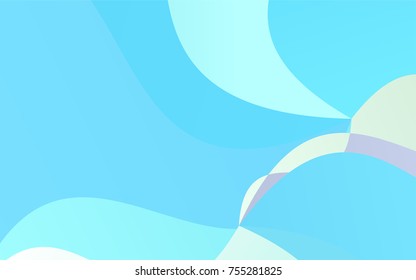 Light Blue, Green vector crooked abstract pattern. Modern geometrical abstract illustration with gradient bandy lines. The textured pattern can be used for background.