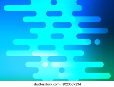 Light Blue, Green vector curved texture. Modern geometrical abstract illustration with doodles. A new texture for your design.