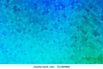 Light Blue, Green vector curved pattern. Modern geometrical abstract illustration with gradient bandy lines. The template can be used as a background for cell phones.
