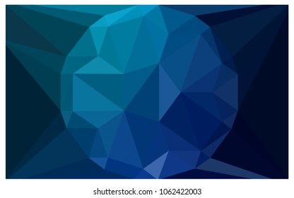 Light Blue, Green vector diamond Pattern. Geometric Gemstone sample. Repeating template with a gem in center. Jewelry gems texture for your design. Pattern can be used for background.