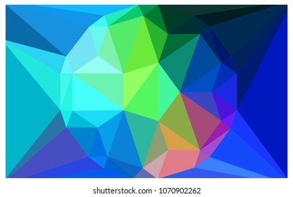Light Blue, Green vector diamond Pattern. Geometric Gemstone sample. Repeating template with a gem in center. Jewelry gems texture for your design. Pattern can be used for background.
