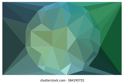Light Blue, Green vector diamond Pattern. Geometric Gemstone sample. Repeating template with a gem in center. Jewelry gems texture for your design. Pattern can be used for background.