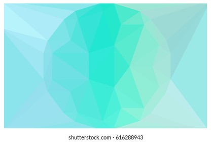 Light Blue, Green vector diamond Pattern. Geometric Gemstone sample. Repeating template with a gem in center. Jewelry gems texture for your design. Pattern can be used for background.