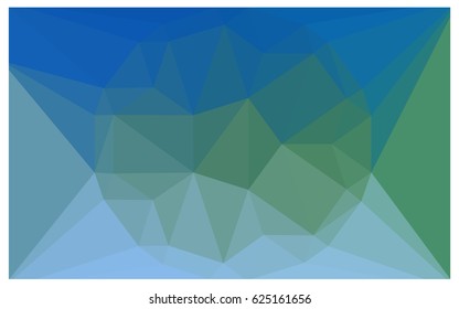 Light Blue, Green vector diamond Pattern. Geometric Gemstone sample. Repeating template with a gem in center. Jewelry gems texture for your design. Pattern can be used for background.