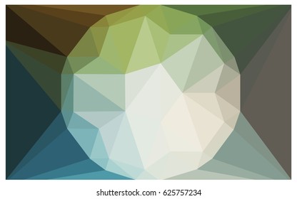 Light Blue, Green vector diamond Pattern. Geometric Gemstone sample. Repeating template with a gem in center. Jewelry gems texture for your design. Pattern can be used for background.