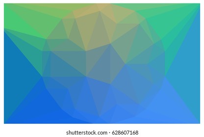 Light Blue, Green vector diamond Pattern. Geometric Gemstone sample. Repeating template with a gem in center. Jewelry gems texture for your design. Pattern can be used for background.