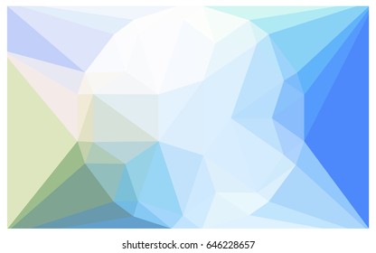 Light Blue, Green vector diamond Pattern. Geometric Gemstone sample. Repeating template with a gem in center. Jewelry gems texture for your design. Pattern can be used for background.