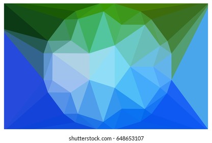 Light Blue, Green vector diamond Pattern. Geometric Gemstone sample. Repeating template with a gem in center. Jewelry gems texture for your design. Pattern can be used for background.