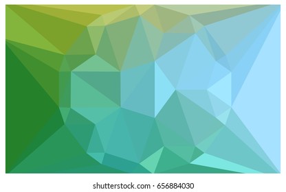 Light Blue, Green vector diamond Pattern. Geometric Gemstone sample. Repeating template with a gem in center. Jewelry gems texture for your design. Pattern can be used for background.