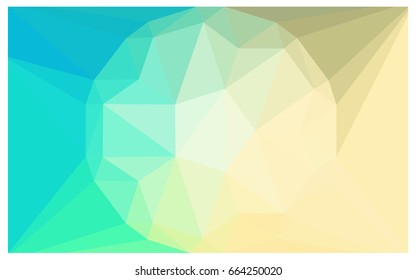 Light Blue, Green vector diamond Pattern. Geometric Gemstone sample. Repeating template with a gem in center. Jewelry gems texture for your design. Pattern can be used for background.