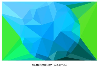 Light Blue, Green vector diamond Pattern. Geometric Gemstone sample. Repeating template with a gem in center. Jewelry gems texture for your design. Pattern can be used for background.