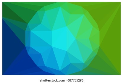 Light Blue, Green vector diamond Pattern. Geometric Gemstone sample. Repeating template with a gem in center. Jewelry gems texture for your design. Pattern can be used for background.