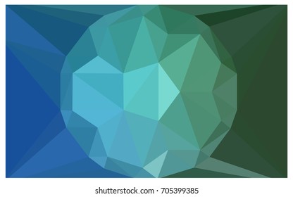 Light Blue, Green vector diamond Pattern. Geometric Gemstone sample. Repeating template with a gem in center. Jewelry gems texture for your design. Pattern can be used for background.