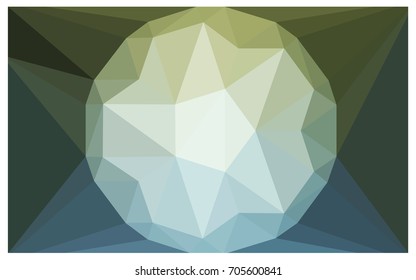 Light Blue, Green vector diamond Pattern. Geometric Gemstone sample. Repeating template with a gem in center. Jewelry gems texture for your design. Pattern can be used for background.