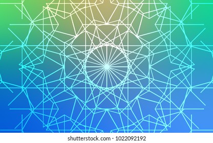 Light Blue, Green vector doodle blurred texture. Childish elegant natural pattern with gradient. The doodle design can be used for your web site.