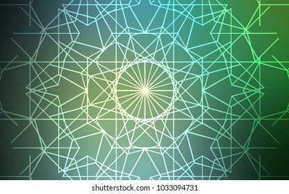 Light Blue, Green vector doodle blurred texture. Colorful illustration in abstract style with doodles created by child. The template can be used as a background for cell phones.