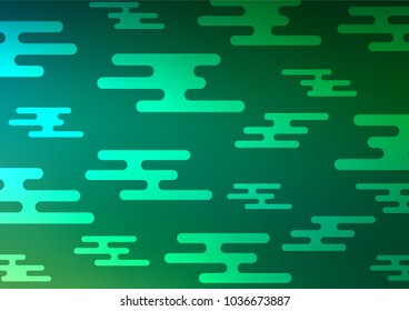 Light Blue, Green vector doodle blurred template. Colorful illustration in abstract style with doodles and Zen tangles. A new texture for your design.