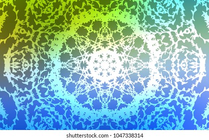 Light Blue, Green vector doodle bright background. Colorful illustration in abstract style with doodles created by child. The doodle design can be used for your web site.