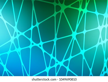 Light Blue, Green vector doodle blurred pattern. An elegant bright illustration with lines in Natural style. The textured pattern can be used for website.