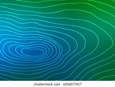 Light Blue, Green vector doodle blurred background. A vague abstract illustration with doodles in Indian style. The best blurred design for your business.