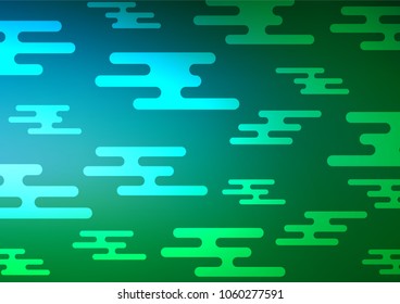 Light Blue, Green vector doodle blurred pattern. Brand-new colored illustration in blurry style with doodles. The textured pattern can be used for website.