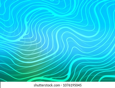 Light Blue, Green vector doodle blurred pattern. Colorful illustration in abstract style with doodles and Zen tangles. Hand painted design for web, leaflet, textile.