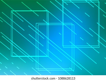 Light Blue, Green vector doodle blurred pattern. Brand-new colored illustration in blurry style with doodles. The doodle design can be used for your web site.