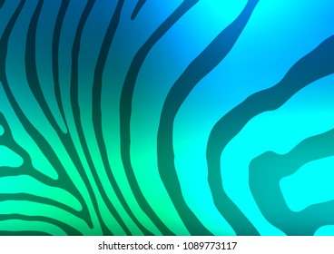 Light Blue, Green vector doodle blurred background. Doodles on blurred abstract background with gradient. The pattern can be used for wallpapers and coloring books.