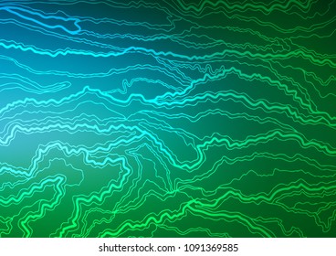 Light Blue, Green vector doodle blurred background. A completely new color illustration in doodle style. The pattern can be used for wallpapers and coloring books.