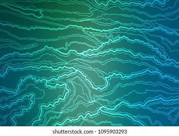 Light Blue, Green vector doodle blurred pattern. Shining colored illustration with doodles in Zen tangle style. The doodle design can be used for your web site.