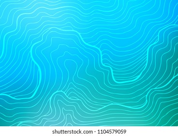 Light Blue, Green vector doodle blurred pattern. Colorful abstract illustration with lines in Asian style. The elegant pattern can be used as a part of a brand book.