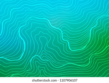Light Blue, Green vector doodle blurred background. Modern geometrical abstract illustration with doodles. The elegant pattern can be used as a part of a brand book.