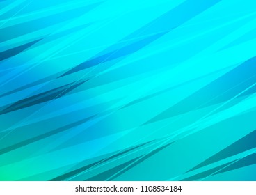 Light Blue, Green vector doodle blurred texture. Decorative shining illustration with doodles on abstract template. The template can be used as a background for cell phones.