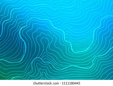 Light Blue, Green vector doodle blurred background. Creative illustration in blurred style with doodles and Zen tangles. The template can be used as a background for cell phones.