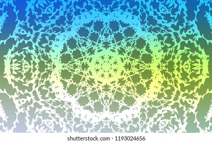 Light Blue, Green vector doodle bright template. A completely new color illustration in doodle style drawn by child. The best blurred design for your business.