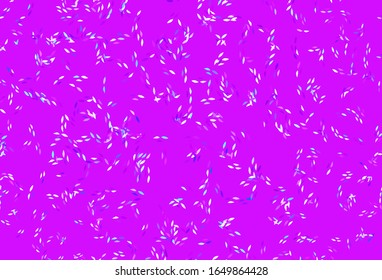 Light Blue, Green vector doodle background with leaves. Glitter abstract illustration with doodles and leaves. Brand new style for your business design.