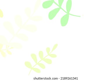 Light Blue, Green vector doodle pattern with leaves. An elegant bright illustration with leaves in Natural style. Doodle design for your web site.