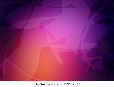 Light Blue, Green vector doodle blurred pattern. A vague abstract illustration with doodles drawn by child in Indian style. The pattern can be used for coloring books and pages for kids.