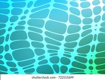 Light Blue, Green vector doodle blurred template. Colorful illustration in abstract style with doodles and Zen tangles. A completely new template for your business design.