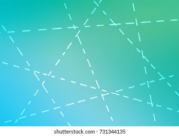 Light Blue, Green vector doodle blurred pattern. Creative illustration in blurred style with doodles and Zen tangles. The textured pattern can be used for website.