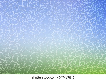 Light Blue, Green vector doodle blurred texture. A vague abstract illustration with doodles in Indian style. The pattern can be used for wallpapers and coloring books.