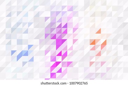 Light Blue, Green vector geometric simple minimalistic background, which consist of triangles on white background. Triangular pattern with gradient for your business design. 
