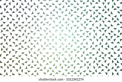 Light Blue, Green vector geometric simple minimalistic background, which consist of triangles on white background. Triangular pattern with gradient for your business design. 