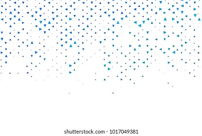 Light Blue, Green vector geometric simple minimalistic background, which consist of triangles on white background. Triangular pattern with gradient for your business design. 