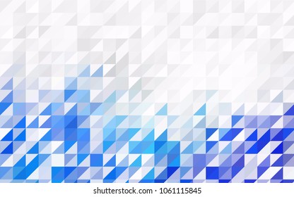 Light Blue, Green vector geometric simple minimalistic background, which consist of triangles on white background. Triangular pattern with gradient for your business design. 