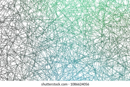 Light Blue, Green vector geometric simple minimalistic background, which consist of triangles on white background. Triangular pattern with gradient for your business design. 