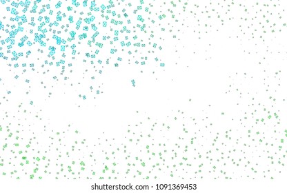 Light Blue, Green vector geometric simple minimalistic background, which consist of triangles on white background. Triangular pattern with gradient for your business design. 