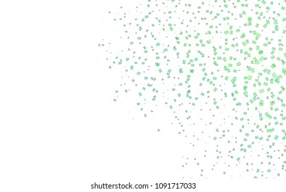 Light Blue, Green vector geometric simple minimalistic background, which consist of triangles on white background. Triangular pattern with gradient for your business design. 